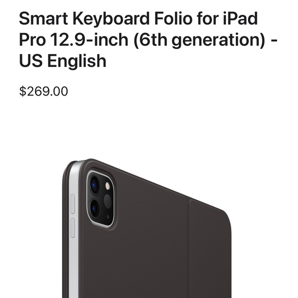 Apple Smart keyboard folio for iPad pro 12.9 - Picture 4 of 5